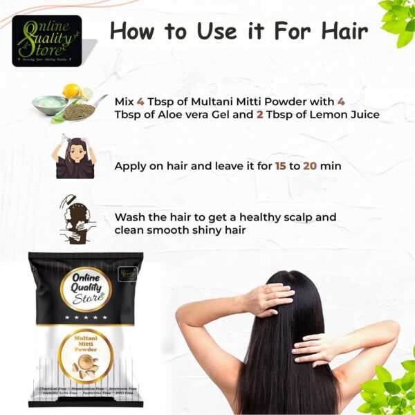 Online Quality Store herbal powder combo for hair and face (Multani mitti  powder) - Online Quality Store Official Website
