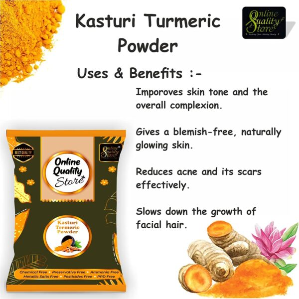 Online Quality Store Kasturi Turmeric Powder (400 Gm) - Image 8