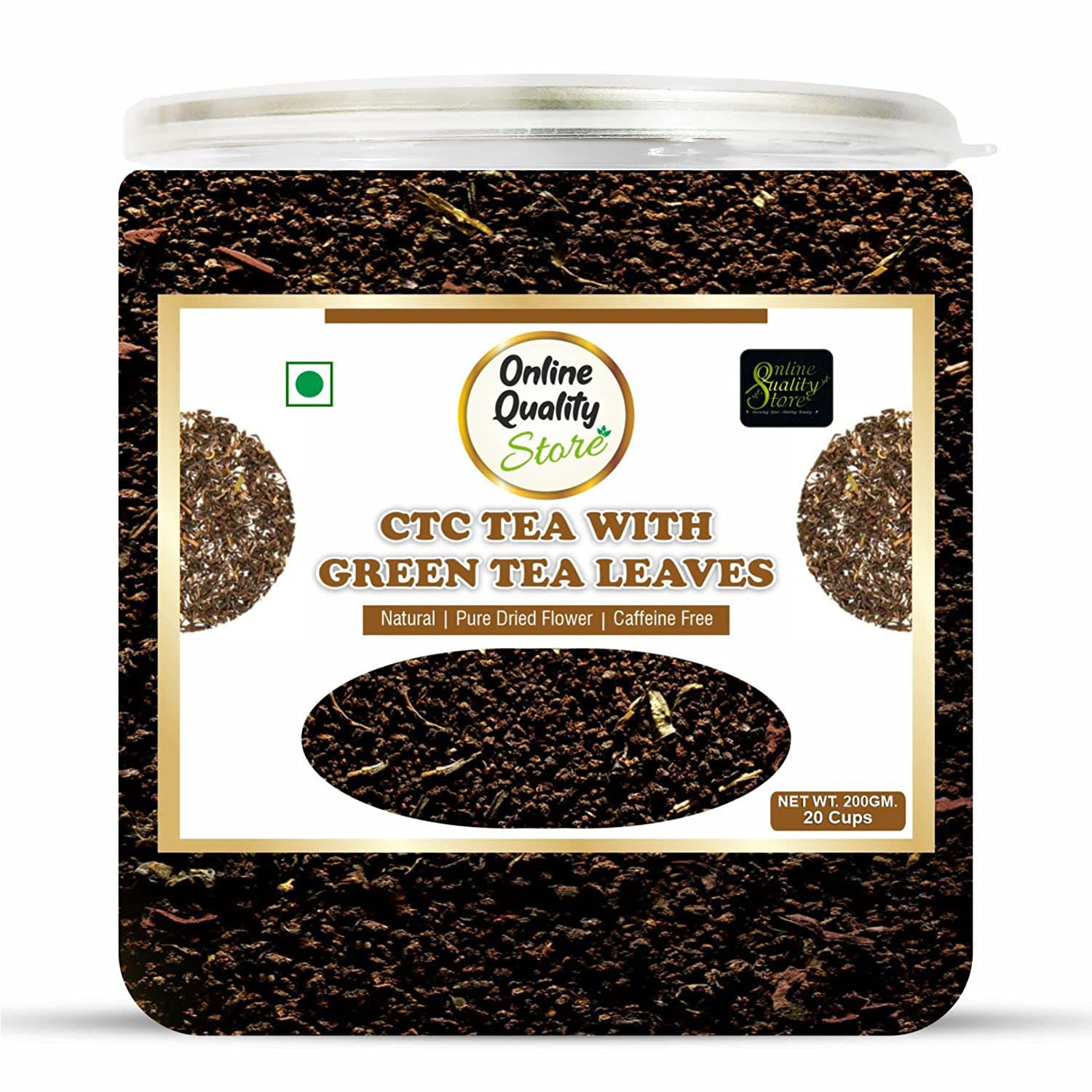 Milk Tea |CTC Tea With Green Tea Leaves-200g| Chai Patti - Online Quality  Store Official Website